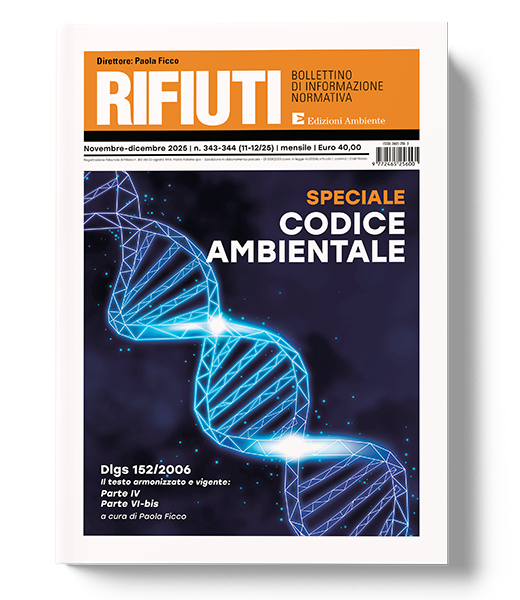 Speciale Codice ambientale – Rifiuti n. 343/344 novembre-dicembre 2025
