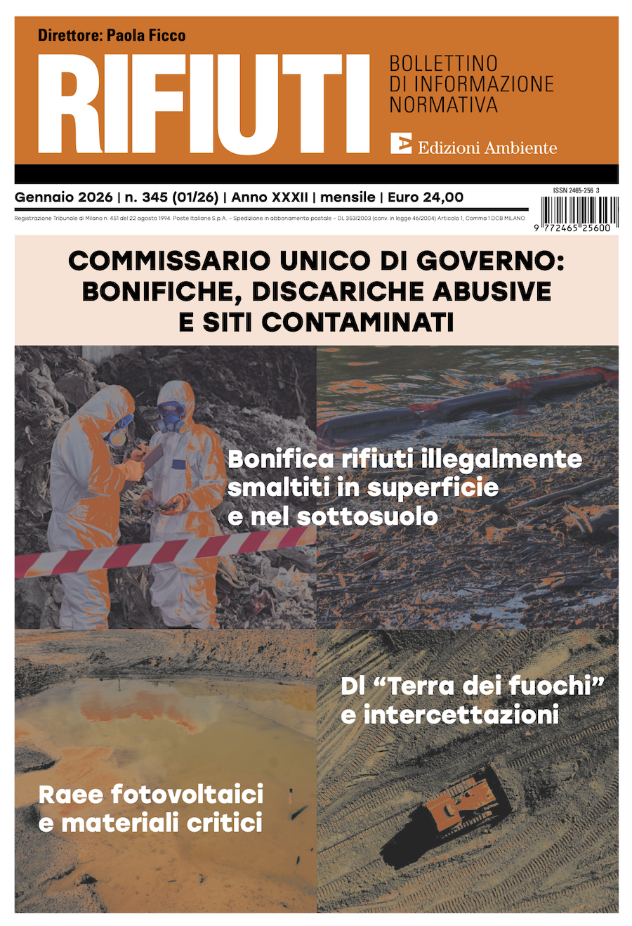 Rifiuti n. 345 gennaio 2026